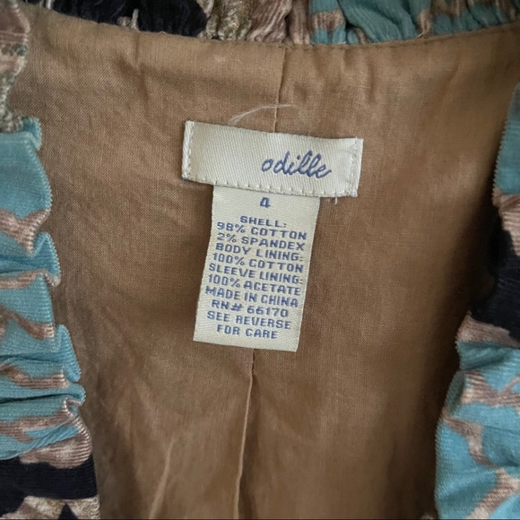 Odille for Anthropologie cropped corduroy Blazer - Picture 14 of 14